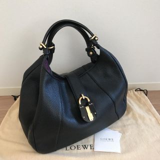 ロエベ(LOEWE)の美品 LOEWE カリエ ホーボー ショルダーバッグ ハンドバッグ(ショルダーバッグ)