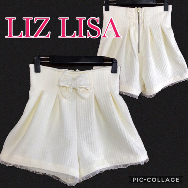 LIZ LISA(リズリサ)のリズリサ  リボン付きショートパンツ レディースのパンツ(ショートパンツ)の商品写真