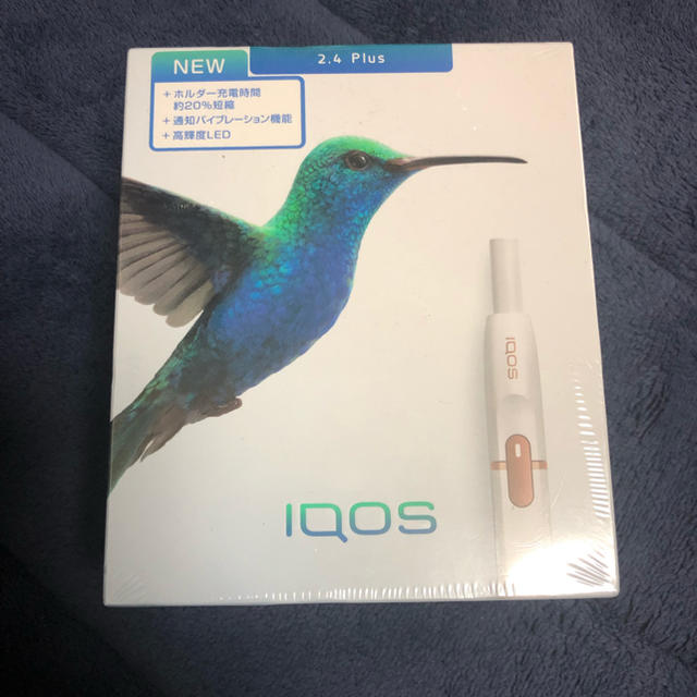 IQOS(アイコス)のアイコス iQOS 2.4 plus 新品 未開封 ネイビー メンズのファッション小物(タバコグッズ)の商品写真