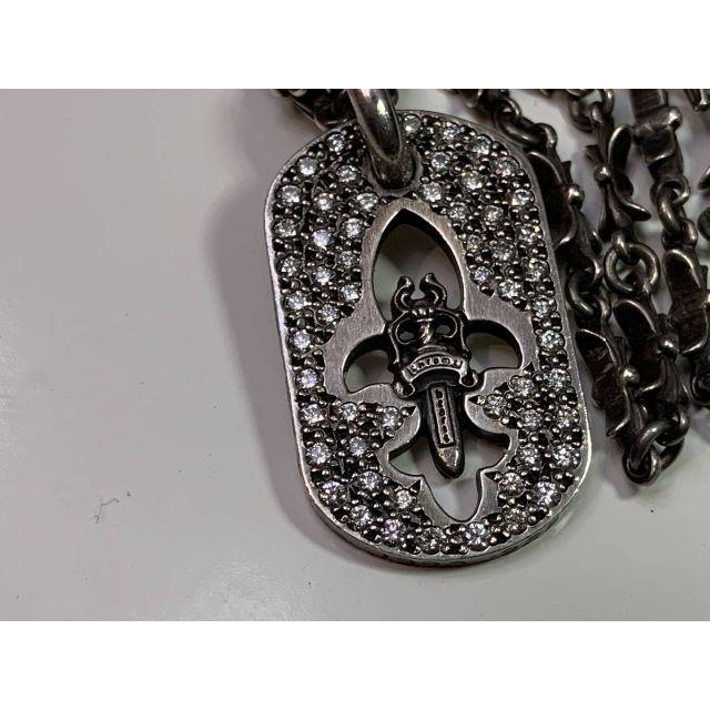 Chrome Hearts - クロムハーツ レアもの チェーン 純正ダイヤ ダガー ドッグタグ 美品 完璧の通販 by machgog's