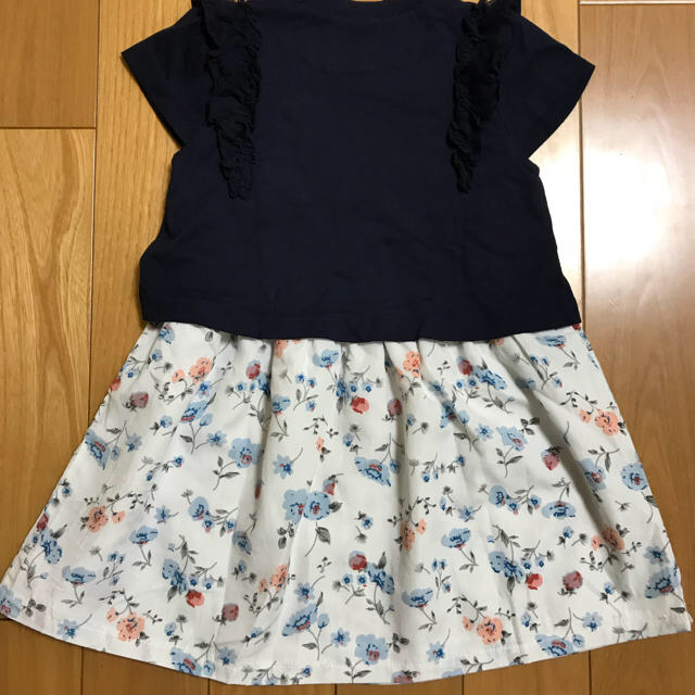 売り切れました☆ワンピース☆110 キッズ/ベビー/マタニティのキッズ服女の子用(90cm~)(ワンピース)の商品写真