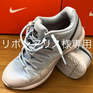 ナイキ(NIKE)のナイキテニスシューズ 水色 ヴェイパー9.5 ツアー 24.5cm(シューズ)