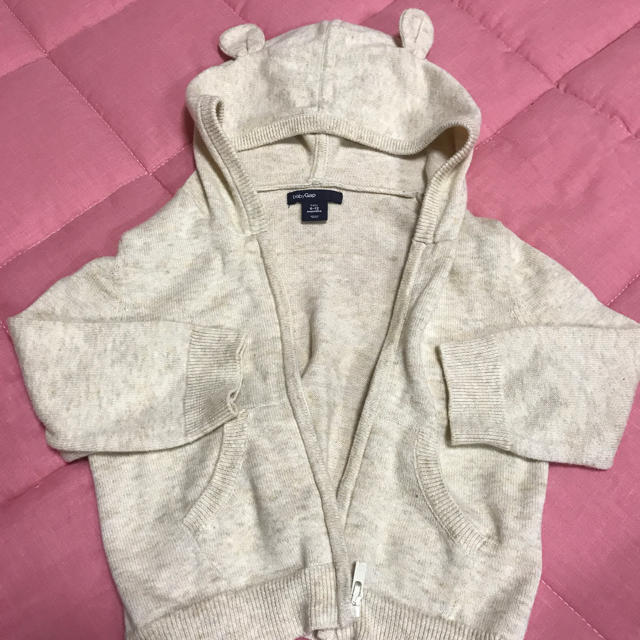 babyGAP(ベビーギャップ)のBABY GAP☆ベビー パーカー キッズ/ベビー/マタニティのベビー服(~85cm)(ニット/セーター)の商品写真