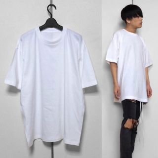 オーバーサイズ ビッグTシャツ ビッグサイズ ビッグシルエット ホワイト (Tシャツ/カットソー(半袖/袖なし))