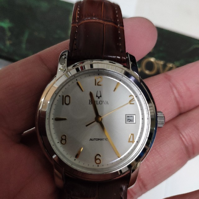 Bulova(ブローバ)のBULOVA 機械式　箱付き メンズの時計(腕時計(アナログ))の商品写真