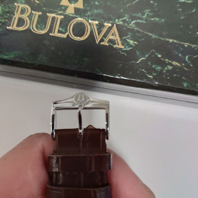 Bulova(ブローバ)のBULOVA 機械式　箱付き メンズの時計(腕時計(アナログ))の商品写真