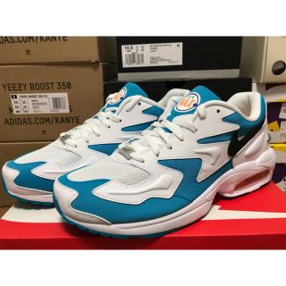 ナイキ(NIKE)の新品 NIKE AIR MAX2 LIGHT "BLUE LAGOON"(スニーカー)