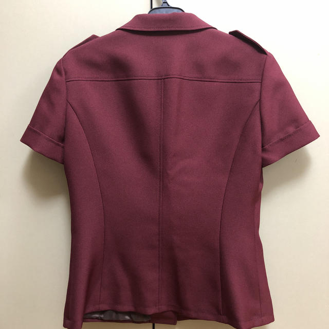 miumiu(ミュウミュウ)のmiumiu ミュウミュウ 半袖 シャツジャケット サイズ40 未使用美品 レディースのジャケット/アウター(その他)の商品写真