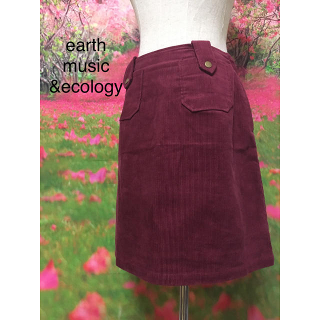 earth music & ecology(アースミュージックアンドエコロジー)のearth music &ecology フェイクスウェード風 スカート F-2 レディースのスカート(ひざ丈スカート)の商品写真