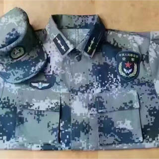 官給　中国人民解放軍最新型２１式星空迷彩戦闘服用ワッペン徽章類６点フルセット