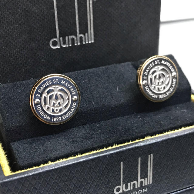 Dunhill(ダンヒル)のダンヒル ADゴシック ロゴ コンビ カフス カフリンクス メンズのファッション小物(カフリンクス)の商品写真