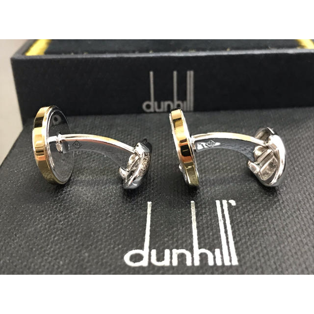 Dunhill(ダンヒル)のダンヒル ADゴシック ロゴ コンビ カフス カフリンクス メンズのファッション小物(カフリンクス)の商品写真