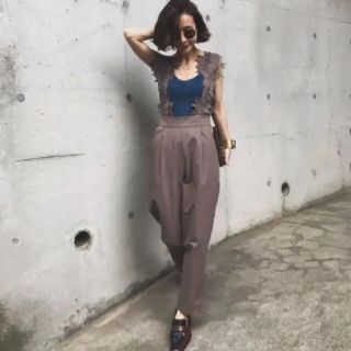 アメリヴィンテージ(Ameri VINTAGE)の AMERI  MOTIF LACE PANTS     アメリヴィンテージ (サロペット/オーバーオール)