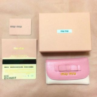 ミュウミュウ(miumiu)のミュウミュウ♡キーケース(キーケース)