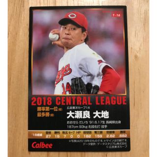 広島東洋カープ - プロ野球チップス 2019 大瀬良 大地 サイン入り