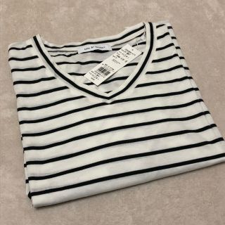 アズールバイマウジー(AZUL by moussy)のアズールバイマウジー ボーダー シャツ(Tシャツ(半袖/袖なし))