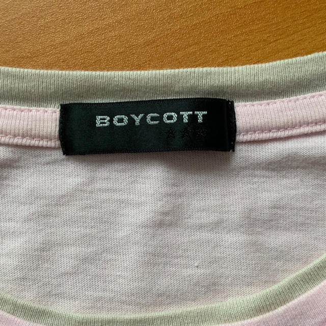 BOYCOTT(ボイコット)のBOYCOTT Tシャツ メンズのトップス(シャツ)の商品写真