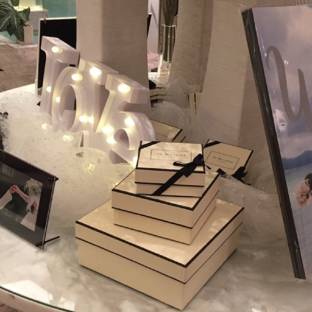 Jo Malone(ジョーマローン)のジョーマローンロンドン☆空箱12個セットまとめ売り結婚式ウェルカムブースセット ハンドメイドのウェディング(ウェルカムボード)の商品写真