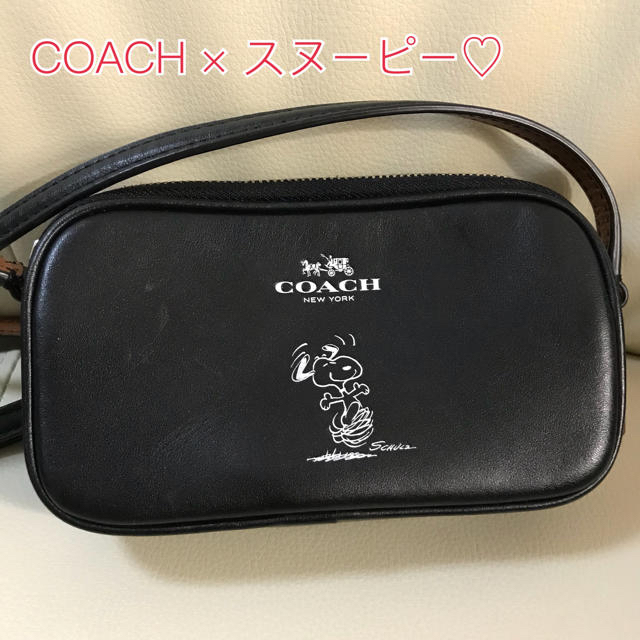 ♡COACH × スヌーピー  コラボ ショルダーバッグ♡