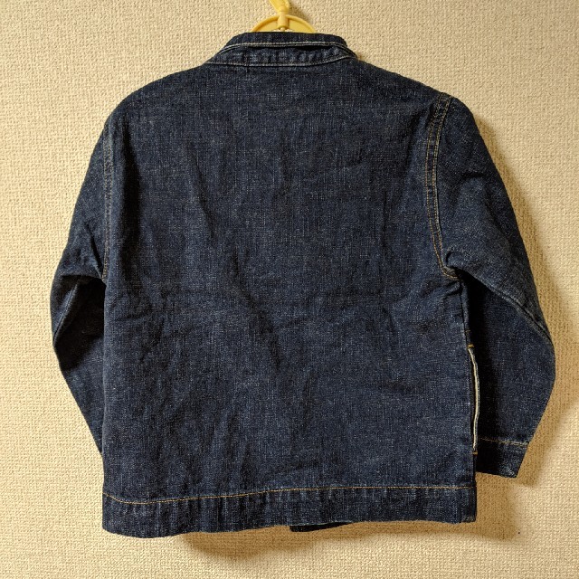 GLOBAL WORK(グローバルワーク)のGLOBAL WORK/110　Gジャン デニム　カバーオールジャケット キッズ/ベビー/マタニティのキッズ服男の子用(90cm~)(ジャケット/上着)の商品写真