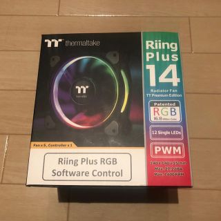 Thermaltake Riing Plus 14 RGB 5Fan pack(PCパーツ)