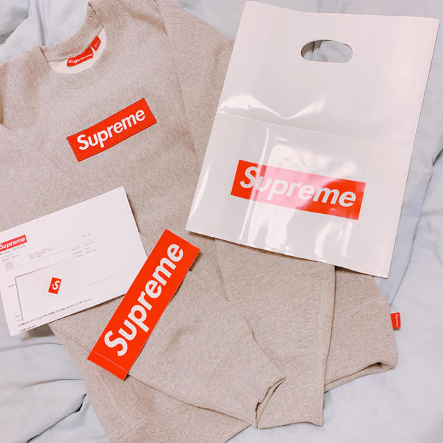 Supreme(シュプリーム)のsupreme boxlogo crew neck15AW メンズのトップス(スウェット)の商品写真