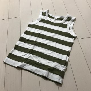 ムジルシリョウヒン(MUJI (無印良品))の無印良品 ボーダータンクトップ(Tシャツ/カットソー)