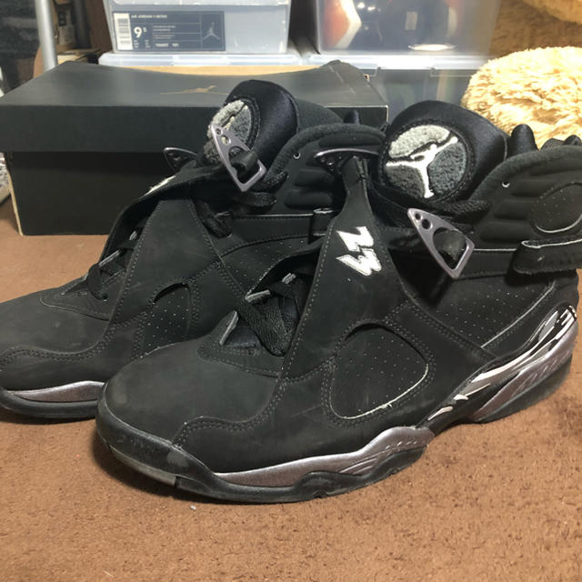 nike air jordan8 chromeスニーカー