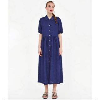 ザラ(ZARA)の【美品】ZARA ワンピース M(ロングワンピース/マキシワンピース)