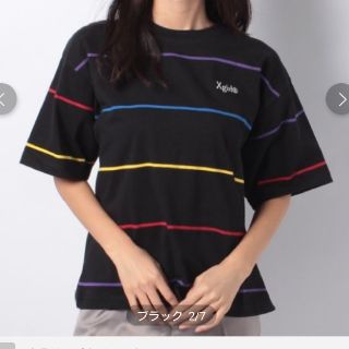 エックスガール(X-girl)のまめうさ様専用☆X-girl   RAINBOW STRIPE S/S T(Tシャツ(半袖/袖なし))