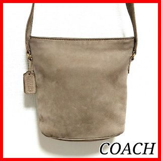 コーチ(COACH)の☆特価☆COACH コーチ ショルダーバッグ レザー 革 レディース ベージュ(ショルダーバッグ)