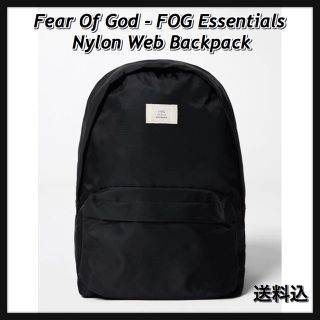 フィアオブゴッド(FEAR OF GOD)のmaah様専用FOG Essentials Nylon Web Backpack(バッグパック/リュック)