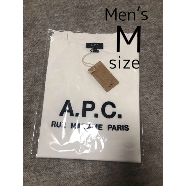 A.P.C(アーペーセー)の【未使用】A.P.C.半袖Tシャツ メンズM(日本人メンズL)apcアーペーセー メンズのトップス(Tシャツ/カットソー(半袖/袖なし))の商品写真