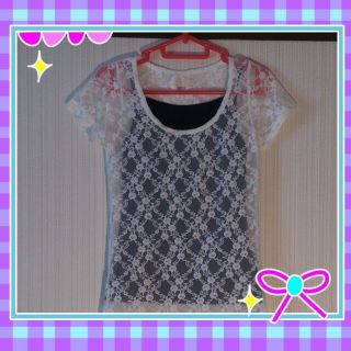 最安値☆シースルーTシャツ送料込(Tシャツ(半袖/袖なし))