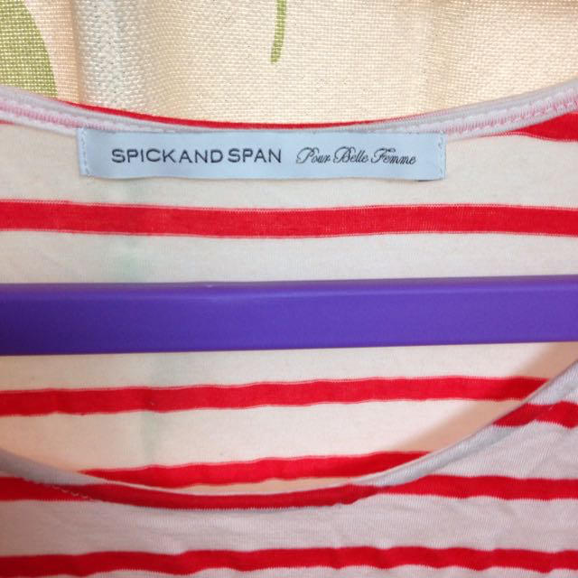 Spick & Span(スピックアンドスパン)のボーダーTシャツ レディースのトップス(Tシャツ(半袖/袖なし))の商品写真