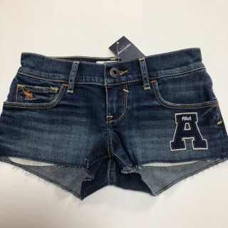 アバクロンビーアンドフィッチ(Abercrombie&Fitch)の新品タグ付きアバクロキッズ デニムショートパンツ(パンツ/スパッツ)