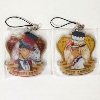 新品★名探偵コナン【安室＆赤井】J賞★ソフトクリアキーホルダー★SEGAラッキー(キーホルダー)