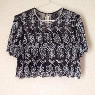 トップショップ(TOPSHOP)のTOPSHOPおしゃれビーズトップス(その他)