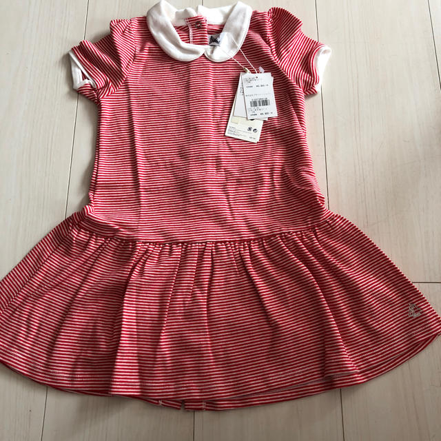 PETIT BATEAU(プチバトー)のプチバトー ワンピース 86cm キッズ/ベビー/マタニティのキッズ服女の子用(90cm~)(ワンピース)の商品写真