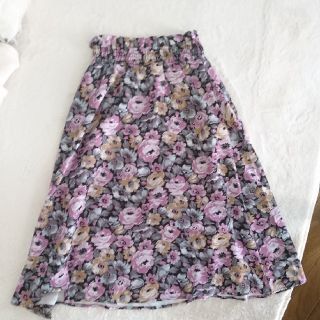 マジェスティックレゴン(MAJESTIC LEGON)のマジェスティックレゴン MAJESTIC REGON 花柄ミディ丈スカート(ロングスカート)