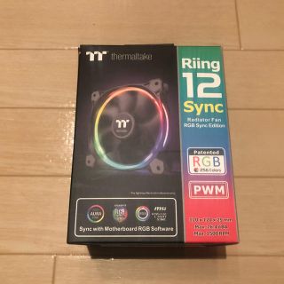 Thermaltake Riing 12 LED Sync 3Fan pack(PCパーツ)