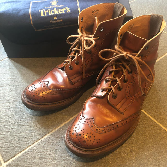 Trickers(トリッカーズ)のTricker's トリッカーズ ウィングチップ ブローグ  メンズの靴/シューズ(ブーツ)の商品写真