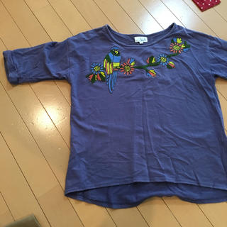 チチカカ(titicaca)のチチカカ鳥刺繍シャツ(Tシャツ(半袖/袖なし))