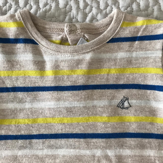 PETIT BATEAU(プチバトー)のプチバトー＊Tシャツ＊12m キッズ/ベビー/マタニティのベビー服(~85cm)(Ｔシャツ)の商品写真