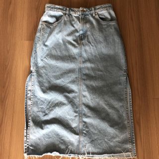 ザラ(ZARA)のZARA デニム ロングスカート(ロングスカート)