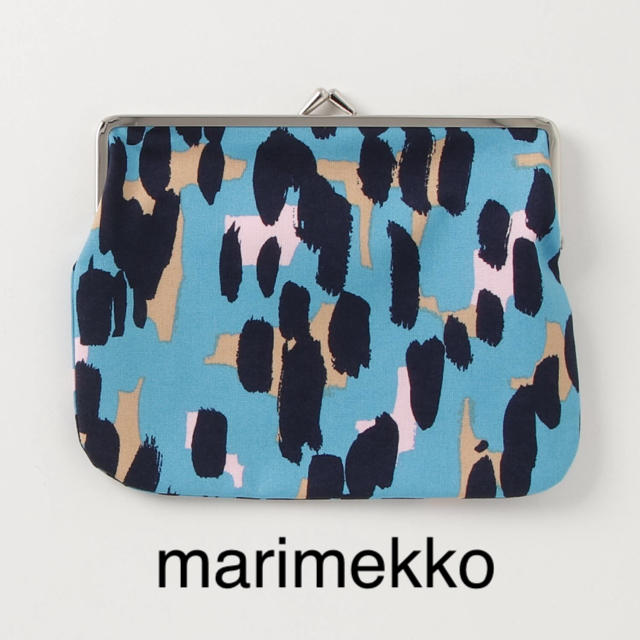 marimekko(マリメッコ)の新品未開封●marimekko●KASKI i柄のがま口型ポーチ レディースのファッション小物(ポーチ)の商品写真