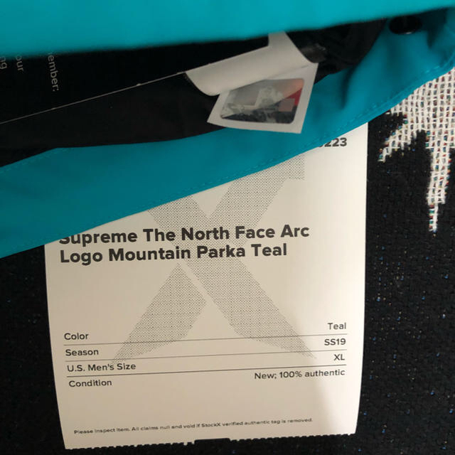 Supreme(シュプリーム)の2019S/S Supreme The North Face アークロゴマウンパ メンズのジャケット/アウター(マウンテンパーカー)の商品写真