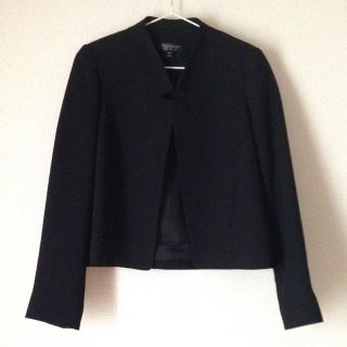 トップショップ(TOPSHOP)のTOPSHOPノーカラージャケット(ノーカラージャケット)