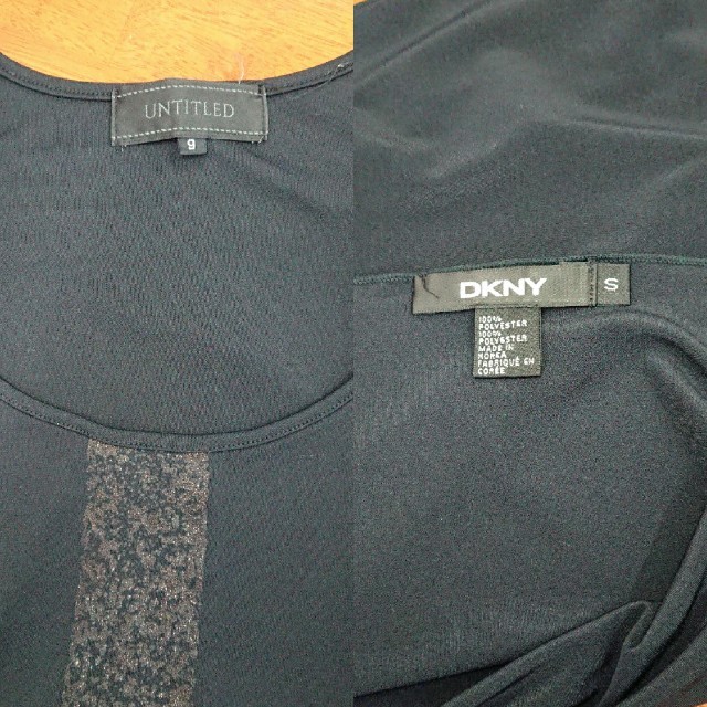 UNTITLED(アンタイトル)のインナー 2着 タンクトップ ベアトップ UNTITLED DKNY レディースのトップス(タンクトップ)の商品写真