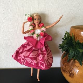 バービー(Barbie)のバービー人形 フラダンス衣装【No.124】(人形)